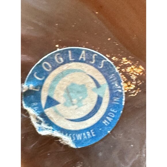 Vintage Ecoglass Spain Hand-Blown Swirled Glass Marble Vase - Picture 9 of 10